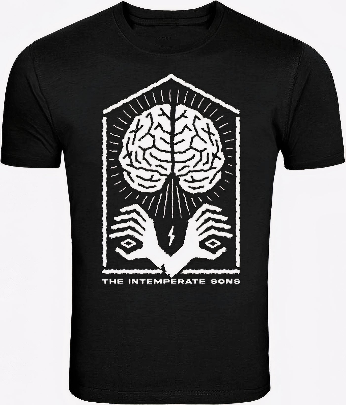 TIS Brain Tee with logo tags